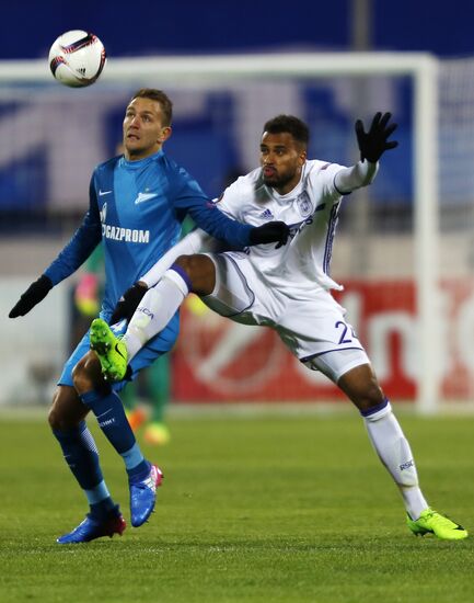 UEFA Europa League. Zenit vs. Anderlecht