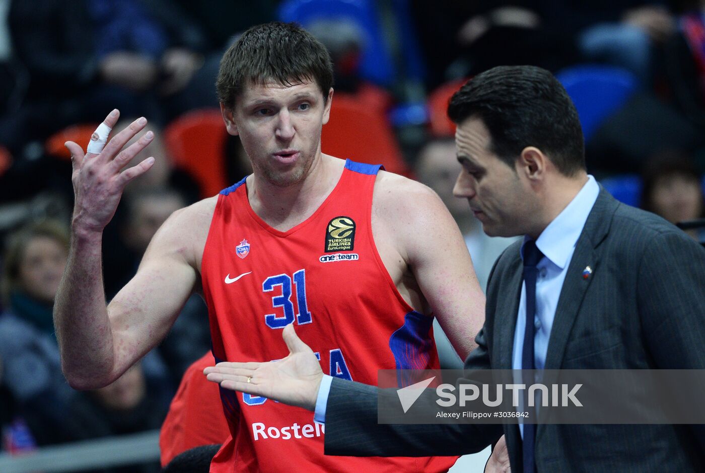 Euroleague Basketball. CSKA vs. Maccabi