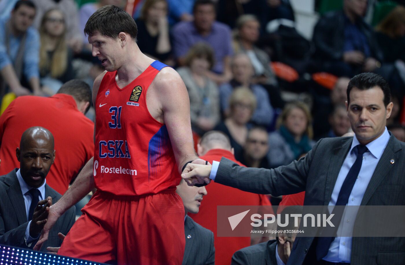 Euroleague Basketball. CSKA vs. Maccabi