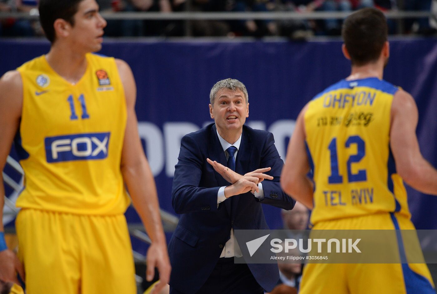 Euroleague Basketball. CSKA vs. Maccabi