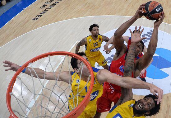 Euroleague Basketball. CSKA vs. Maccabi