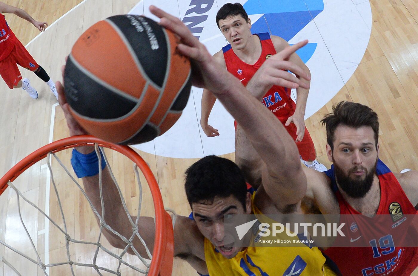 Euroleague Basketball. CSKA vs. Maccabi