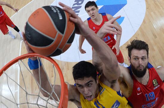 Euroleague Basketball. CSKA vs. Maccabi