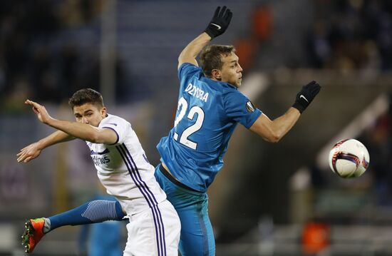 UEFA Europa League. Zenit vs. Anderlecht