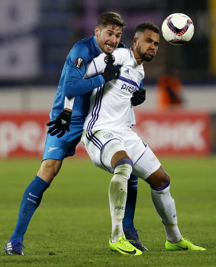 UEFA Europa League. Zenit vs. Anderlecht