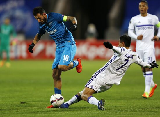 UEFA Europa League. Zenit vs. Anderlecht