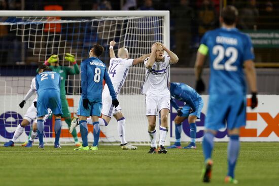 UEFA Europa League. Zenit vs. Anderlecht