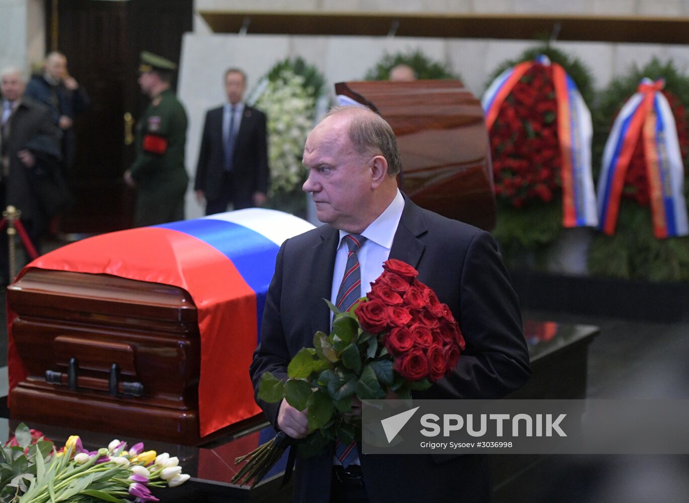 Funeral service for Vitaly Churkin