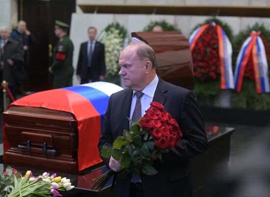 Funeral service for Vitaly Churkin