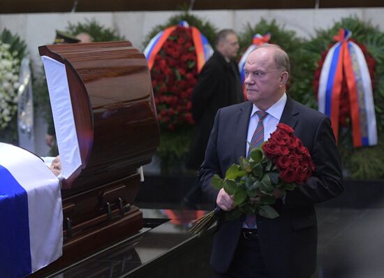 Funeral service for Vitaly Churkin