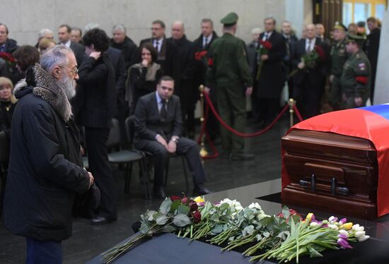 Funeral service for Vitaly Churkin