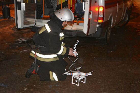 Children's hospital catches fire in Tver