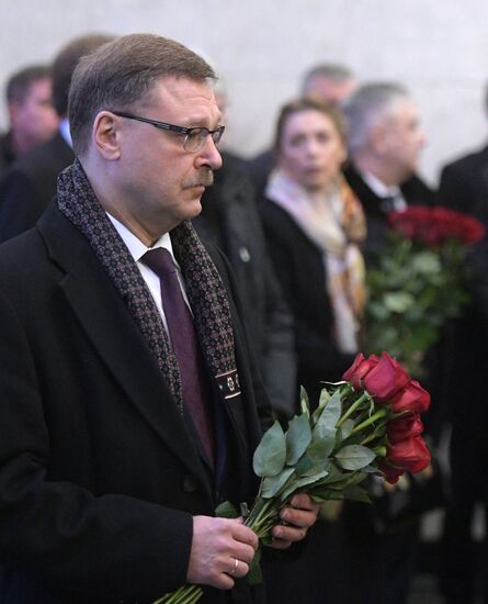 Farewell ceremony for Vitaly Churkin