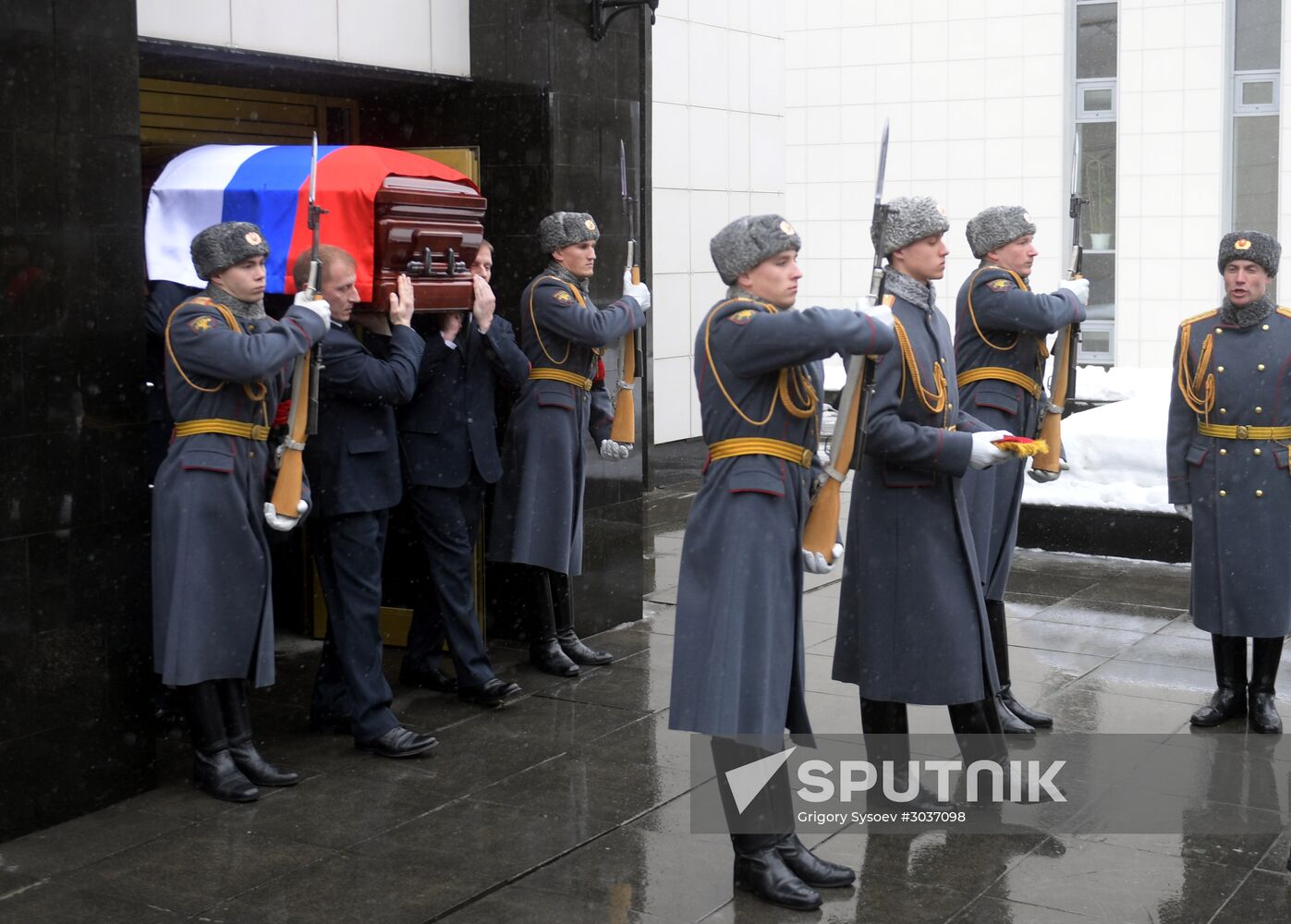 Farewell ceremony for Vitaly Churkin