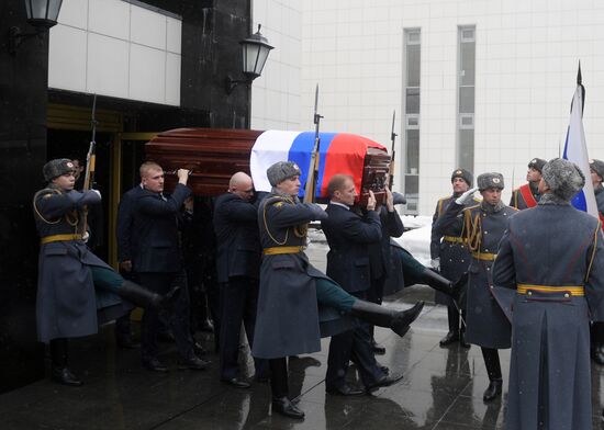 Farewell ceremony for Vitaly Churkin