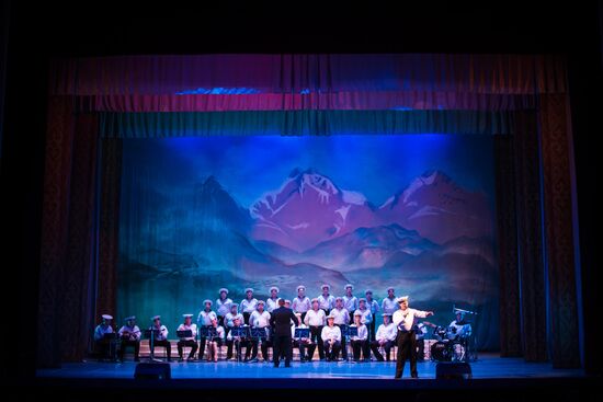 Song and Dance Ensemble of the Black Sea Fleet performs in Bishkek