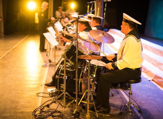 Song and Dance Ensemble of the Black Sea Fleet performs in Bishkek