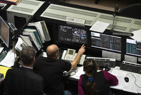 Progress MS-05 cargo spacecraft docking with ISS