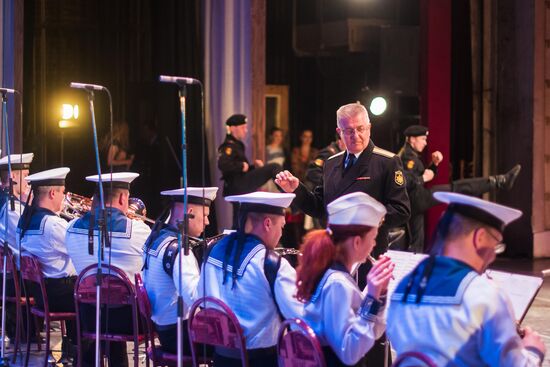 Song and Dance Ensemble of the Black Sea Fleet performs in Bishkek