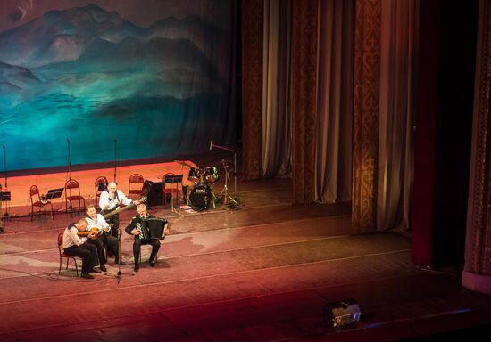 Song and Dance Ensemble of the Black Sea Fleet performs in Bishkek