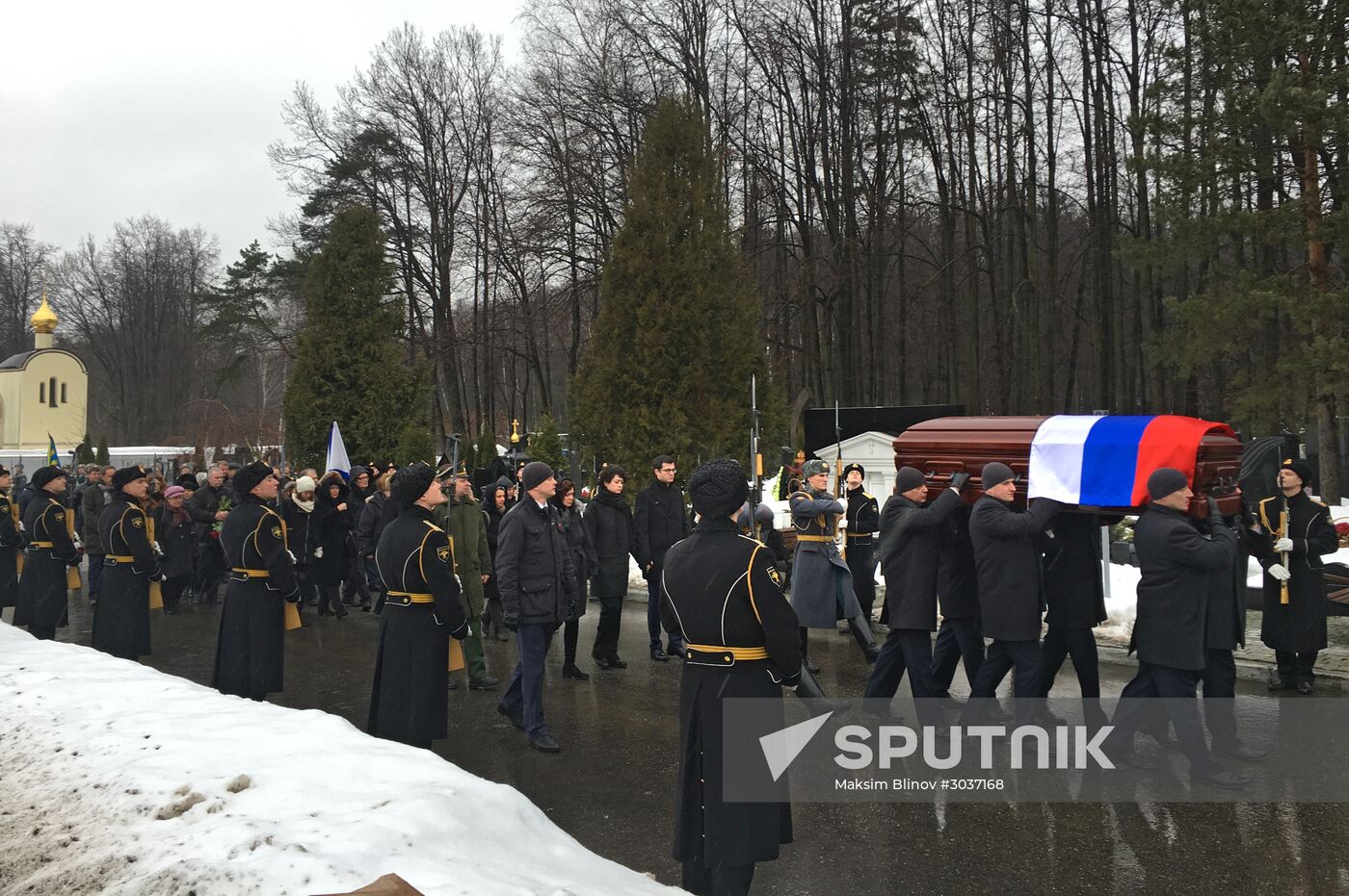 Farewell ceremony for Vitaly Churkin
