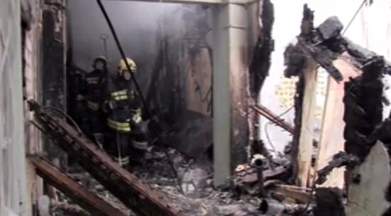 Children's hospital catches fire in Tver