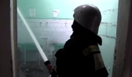 Children's hospital catches fire in Tver