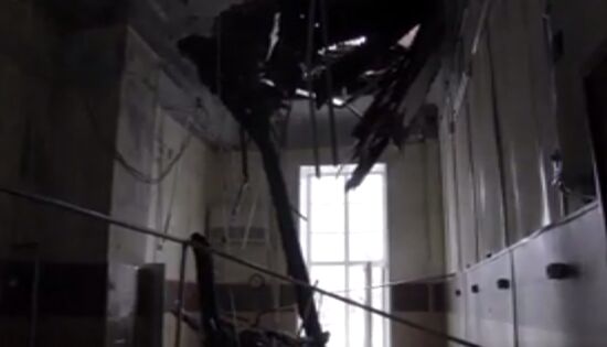 Children's hospital catches fire in Tver