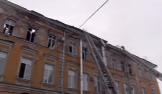 Children's hospital catches fire in Tver