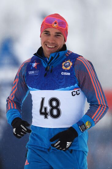 3rd CISM World Winter Games 2017. Cross country skiing. Men's individual