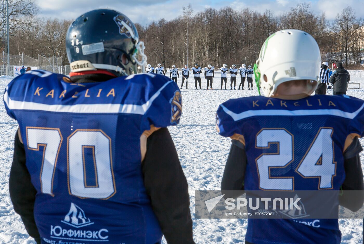Snow Bowl American snow football tournament in Petrozavodsk