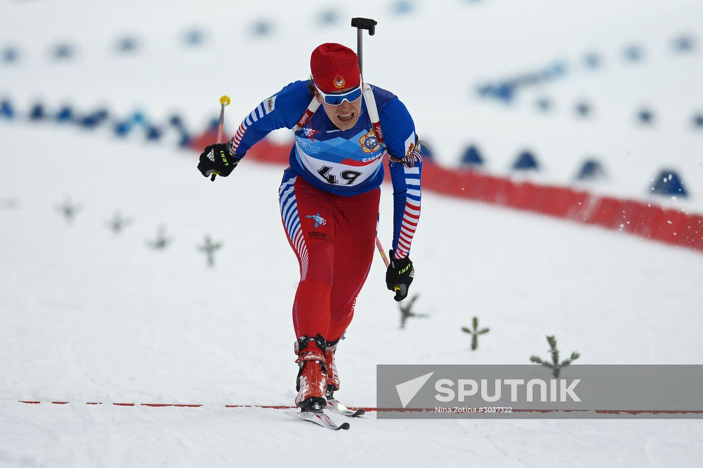 3rd CISM World Military Winter Games. Biathlon. Men's sprint