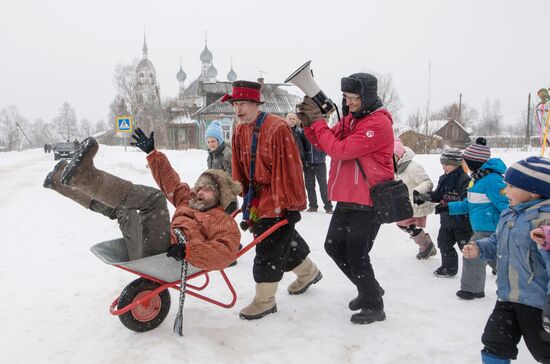 Celebration of Wide Maslenitsa in Davydovo