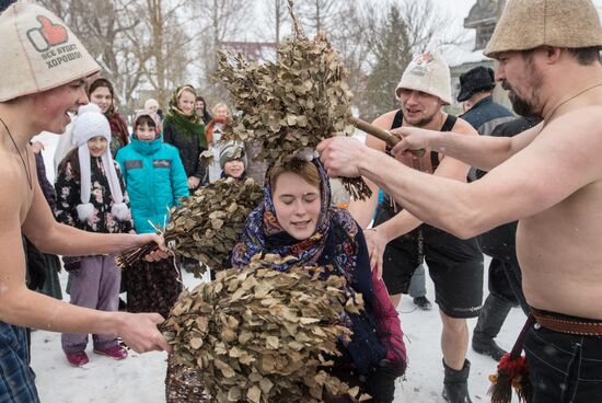 Celebration of Wide Maslenitsa in Davydovo