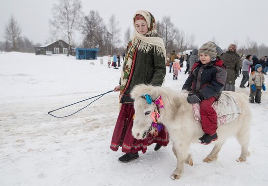 Celebration of Wide Maslenitsa in Davydovo