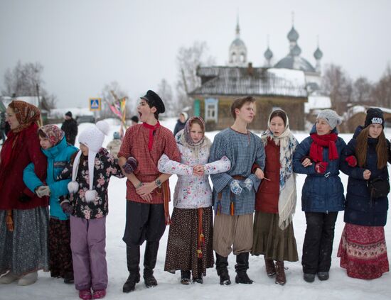 Celebration of Wide Maslenitsa in Davydovo