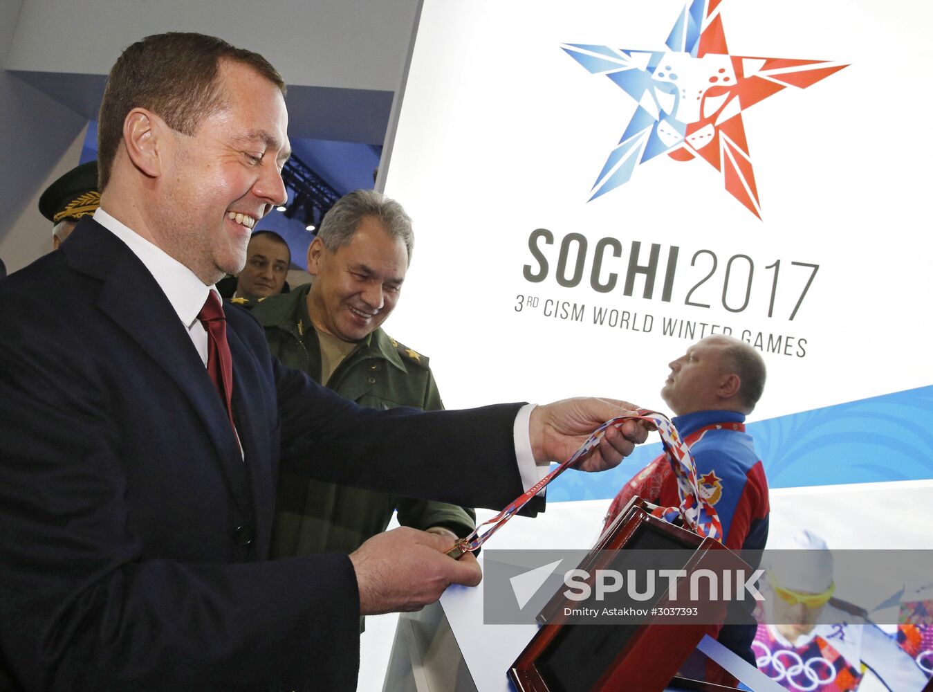Prime Minister Dmitry Medvedev takes part in opening of 3rd CISM World Military Winter Games