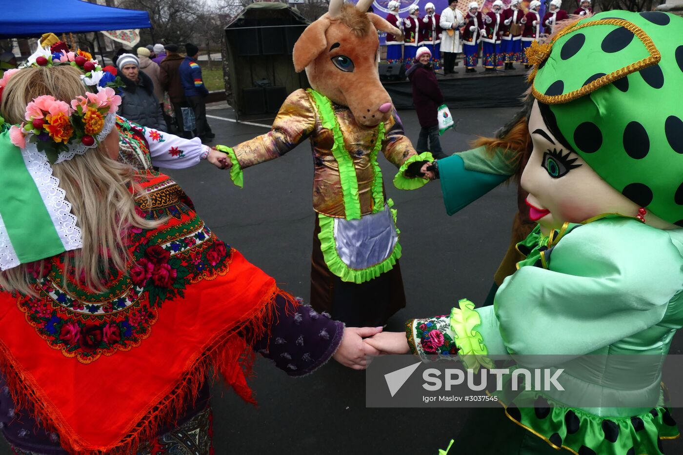 Bolshaya Maslennitsa Fair 2017 in Donetsk