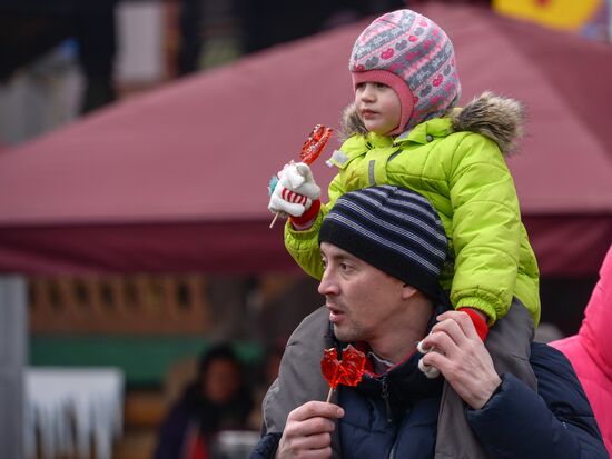 Maslenitsa festivities in Moscow