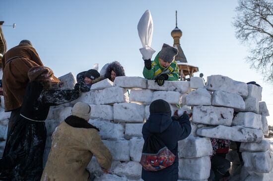Shrovetude celebrations in Omsk region