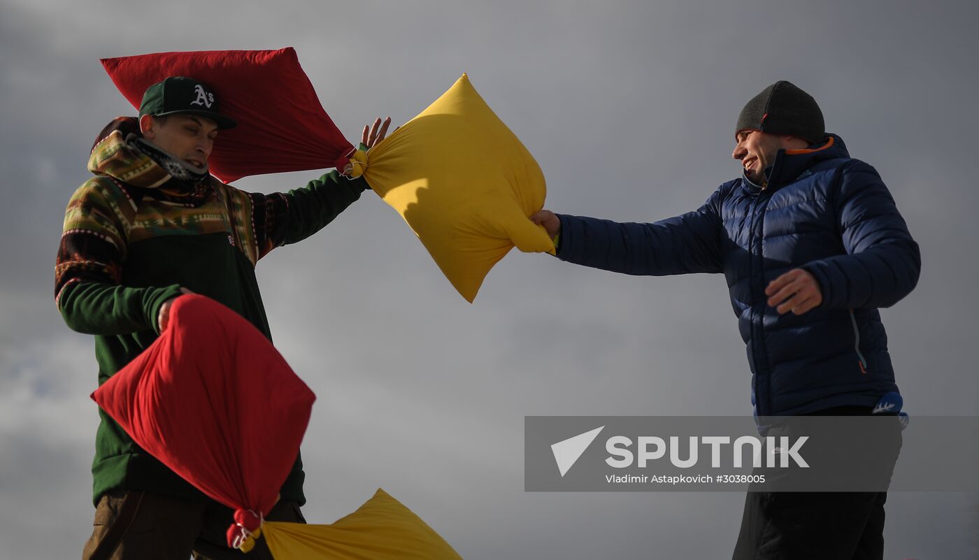 Maslenitsa celebrated in Nikola-Lenivets