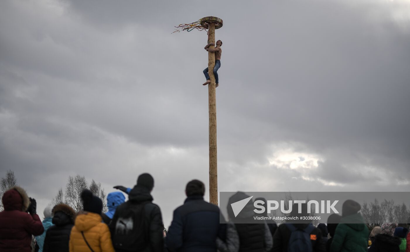 Maslenitsa celebrated in Nikola-Lenivets