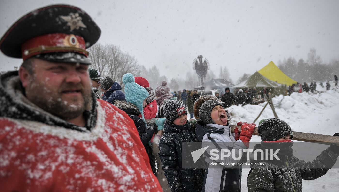 Maslenitsa celebrated in Nikola-Lenivets