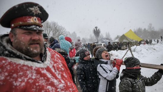 Maslenitsa celebrated in Nikola-Lenivets