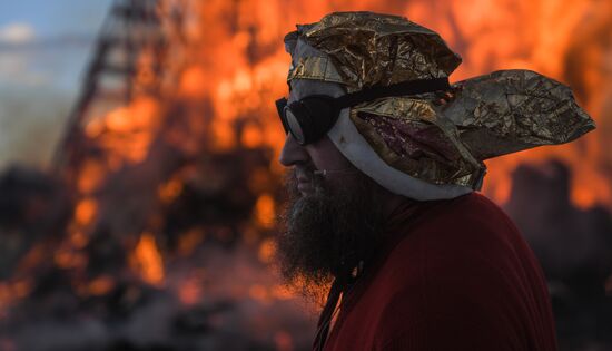 Maslenitsa celebrated in Nikola-Lenivets