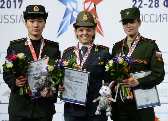 Third Winter Military World Games. Short track. Day One