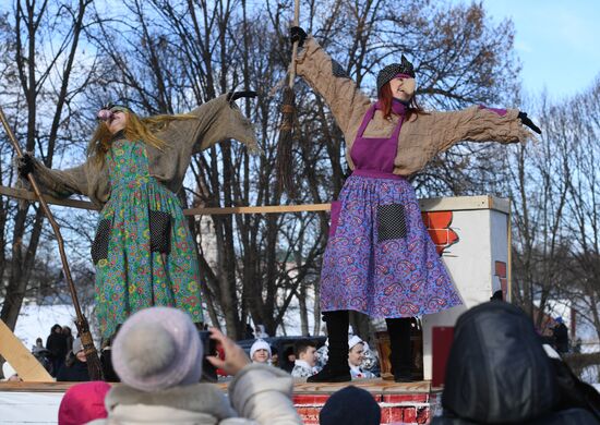 Maslenitsa celebrated in Russian cities