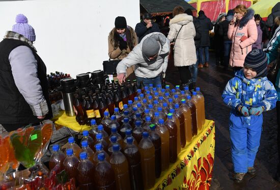 Maslenitsa celebrated in Russian cities