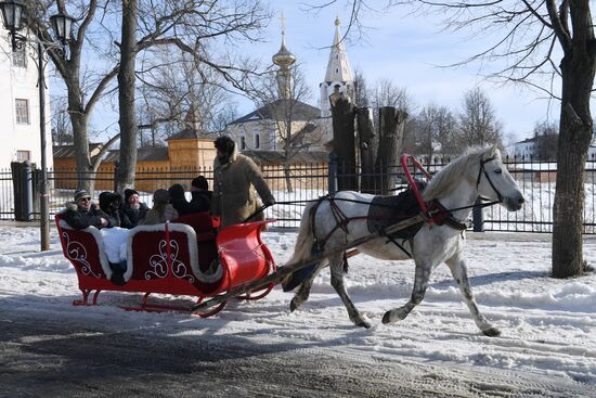 Maslenitsa celebrated in Russian cities