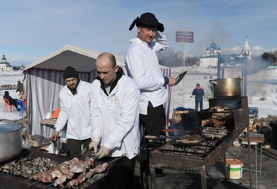 Maslenitsa celebrated in Russian cities